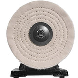 VEVOR Bench Buffer Polisher, 8 inch Buffing Machine 370W Motor with 3600 RPM, Heavy Duty Benchtop Lathe Polishing Machine for Jewelry, Wood, Silver, VEVOR