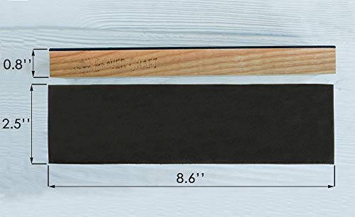 BeaverCraft LSC4P1 Leather Stropping Block Kit Knife Sharpening Kit for Sharpening Knives 8'' Long Leather Honing Strop Wood Carving Sharpening Strop - WoodArtSupply