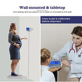 ScaleBelly Professional Physician Scale, 440 lb Home Gym Office Medical Floor Scale, High Capacity Scale for Wrestler Powerlifters ScaleBelly