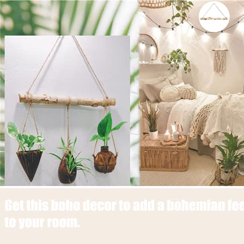 BYHER 15-Inch White Birch Logs for Decoration - Decorative Farmhouse Home Wall Hanging Decor (15 Inch) BYHER