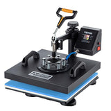 VEVOR Heat Press Machine, 15" x 15" 6 in 1 Combo Heat Press, Heat Transfer Machine 360-Degree Swing Away Digital Shirt Printing, Multi-function Heat VEVOR