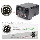 WANDART Professional Wood Burning Kit with One Pyrography Pen Single Wood Burner with 20 Wood Burning Tips with Case and 5PCS Stencils WANDART