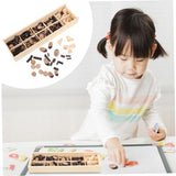 TEHAUX 1 Set Wood Chip Set Tree Bark Slices Wood Slice Wood Aquarium Ornament Unfinished Log Sticks Natural Wood Discs Wood Embellishment Mini Tools TEHAUX