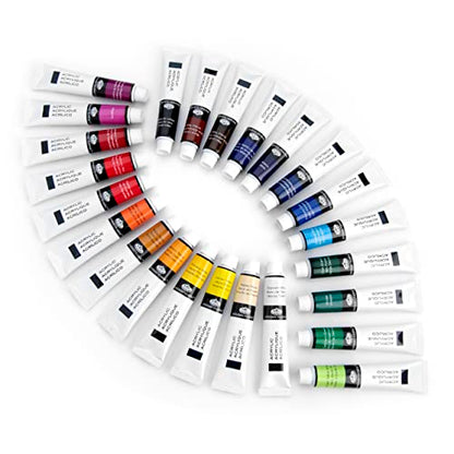 Royal & Langnickel Acrylic Color Artist Tube Paint, 21ml, 24-Pack - WoodArtSupply