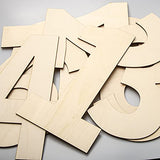 GDGDSY 14 Inch Blank Wood Number 0 Unfinished Wooden Number Sign Large Number 0 for Birthday Graduation DIY Craft Art Decoration Party Decoration. GDGDSY