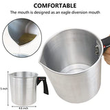 EricX Light Candle Making Kit, 60pcs Candle Wicks, 60pcs Candle Wicks Sticker, 16oz Soy Wax, 1pc Candle Wax Pouring Pot, 2pcs 3-Hole Wicks Centering EricX Light