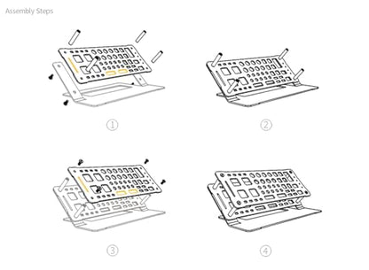 METALTER Screwdriver Storage Rack Repair work Tool Holders for Desktop Aluminum Alloy Screwdriver Organizer Hand Tool Rest - WoodArtSupply