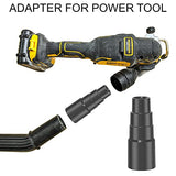 Universal Vacuum Hose Adapter Kit Reducer Attachment Set Converter from 1 1/2 inch to 1 1/4 inch from 1 3/8 inch to 1 1/4 inch Dust Hose Port Adapter VACEXT