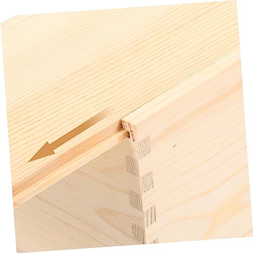 Anneome Box Box Pull Out Wooden Box Retro Decor Large Storage Bins Trinket Case Tray Decor Jewlery Trays Sundries Storage Case Decorative Boxes Anneome