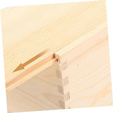 Anneome Box Box Pull Out Wooden Box Retro Decor Large Storage Bins Trinket Case Tray Decor Jewlery Trays Sundries Storage Case Decorative Boxes Anneome