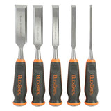 Buck Knives 1/4, 1/2, 3/4, 1, 1-1/4 COMFORT GRIP CHISEL SET Buck Knives