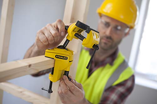 Stanley 1-83-069 MaxSteel Multi Angle Hobby Vice, Yellow/Black Stanley