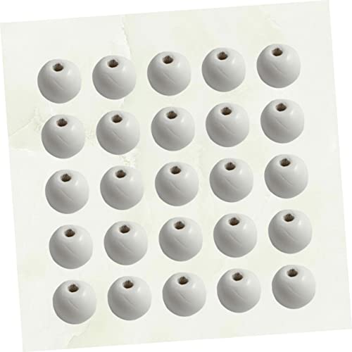 Tofficu 1000 Pcs Wooden Round Balls Unfinished Loose Beads Wood Balls DIY Wood Craft Beads Natural Beads Wooden Beads Bulk Wooden Slices Dics Log Tofficu