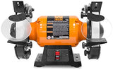WEN BG4286 3-Amp 8-Inch Slow Speed Bench Grinder, Orange,black WEN