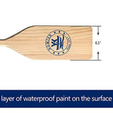 Wooden Canoe Paddles Clearance Wooden Oars Canoe Paddles 2 Pack 4 Feet WoodArtSupply