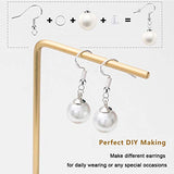925 Sterling Silver Earring Hooks 150 PCS/75 Pairs,Ear Wires Fish Hooks,500pcs Hypoallergenic Earring Making kit with Jump Rings and Clear Silicone Huucky