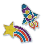 Creativity for Kids Window Art Outer Space - Create Your Own Window Art, Suncatcher Kits for Kids, Space Toy Stocking Stuffers for Kids Creativity for Kids