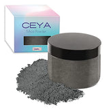 Ceya Mica Powder, 5.3oz/ 150g Charcoal Grey Pearlescent Effect Colorant Pigment Powder for Epoxy Resin,Tumblers, Slime Bath Bomb, Soap Dye, Slime, ceya