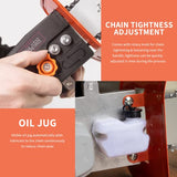 12 Inch Chainsaw Attachment for Angle Grinder, Electric Chain Saw Converter Accessories for Wood Cutting Applicable Angle Grinder 5/8”-11 Thread ABOR T TOVIA