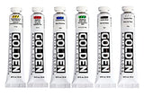 Golden Artist Colors, Heavy Body Acrylics, 6-color Intro Set Golden Artist Colors
