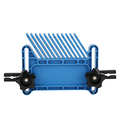 2Pcs Universal Featherboard, Woodworking Feather Board Inverted Square Power Tool Accessories Unique Chamfer Groove L-Shaped Table Saw Push Stick Tissting