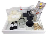Complete DIY Coconut Wax Blend Starter Candlemaking Kit by Banter & Bliss Candle Co. - Makes Four 7 oz. Candles - Full Beginner Kit (34 pieces) WoodArtSupply