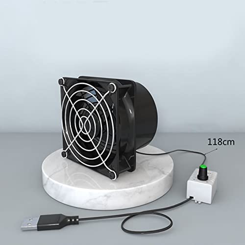 NUEAYMS USB Fan Adjustable Speed Solder Smoke Absorber Fume Extractor Fan Pipe Duct Exhuast Fan with Pipe Tube Ventilation Fan NUEAYMS