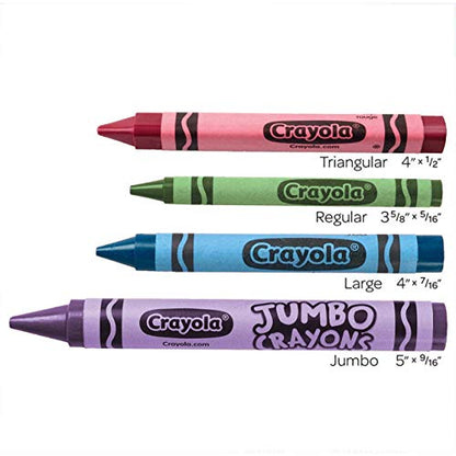 Crayola Crayons, Crayon Box with Sharpener, 64 ct - WoodArtSupply