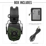 ISOtunes Sport DEFY Shooting Earmuffs: Rechargeable Bluetooth Hearing Protection ISOtunes