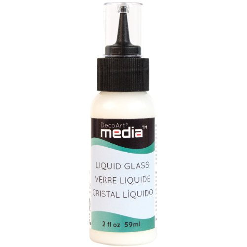 Deco Art Media Liquid Glass, 2-Ounce, Clear - WoodArtSupply