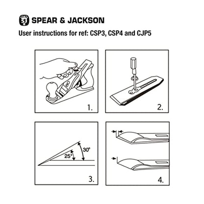 Spear & Jackson CJP5 Carpenters No.5 Jack Plane - WoodArtSupply