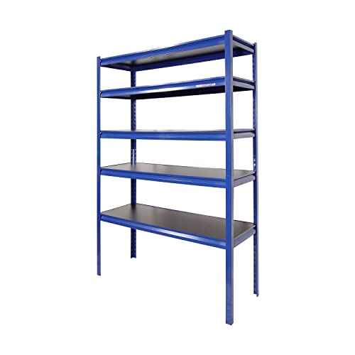 Pro-LifT Garage Storage Shelves - Heavy Duty 5-Tier Adjustable Metal Wire Shelving Units with 4000 lbs Total Capacity for Garage Basement Racking - WoodArtSupply