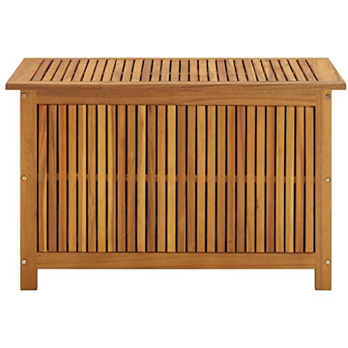 Patio Storage Box 35.4"x19.7"x22.8" Solid Acacia Wood vidaXL