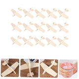Vaguelly 15pcs Blank Wood Aircraft Toys DIY Wooden Plane Wooden Airplane Puzzle DIY Blank Wooden Airplane Unfinished Wood Airplanes Unpainted Wood Vaguelly