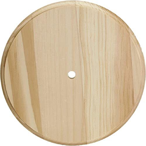 Walnut Hollow Wood Clock Plaque Round 6.75In, Multicolor - WoodArtSupply