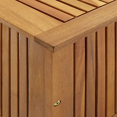 Patio Storage Box 35.4"x19.7"x22.8" Solid Acacia Wood vidaXL