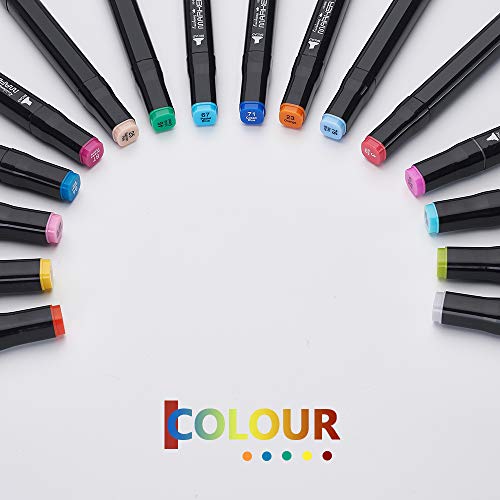  Colorya 40 Art Markers for Artists- Alcohol Markers