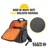 Klein Tools 55482 Tool Bag Backpack, Heavy Duty Tradesman Pro Tool Organizer with 21 Pockets and Large Interior, Water Resistant Klein Tools