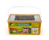 Crayola Ultimate Crayon Bucket, 200 Crayons, Duplicates of Favorite Colors, Gift for Kids Crayola