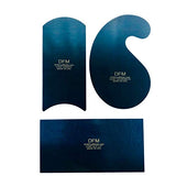 DFM Tool Works Premium Made In The USA Blue Curved Cabinet Card Scrapers - Woodworking Tools for Precision Woodworking and Fine Finishes, Ideal Wood DFM Tool Works