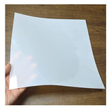 BANLTRE 12 Sheets 7.5 mil Mylar Sheet 12 x 12 inch Milky Translucent PET Blank Stencil Making Sheet for Cricut, Silhouette, Cut Tool Template BANLTRE