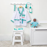 Melissa & Doug Doctor Role Play Dress-Up Set (7 pcs) - Pretend Play Costume And Kit With Stethoscope For Kids Melissa & Doug