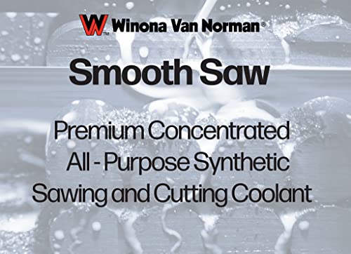 Smooth Saw - General Purpose Concentrated Cutting and Sawing Coolant - Advanced Semisynthetic Fluid (1 Gallon) Winona Van Norman