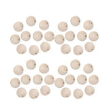 1800pcs Natural Beads Wood Beads for Round Beads Wooden Charm Beads Unfinished Wood Beads Jewelry Accessories Wooden Beading Supplies Color Beads SUPVOX