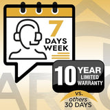 Arrow Carports Galvanized Steel Carport, Full-Size Metal Carport Kit, 12' x 20' x 9', Eggshell Arrow