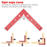BOXmime 90 Degree Clamp Aluminum Alloy Corner Clamps for Woodworking,5.5" x 5.5"Carpenter Right Angle Clamping Square Tools for Box,Shelves,Picture BOXmime