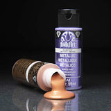 FolkArt Metallic Acrylic Craft Paint Set Formulated to be Non-Toxic that is Perfect for Beginners and Artists, 8 Count, 2 oz, 16 Fl Oz FolkArt