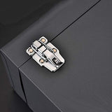 Edward Tools Metal ToolBox - Heavy Duty Portable Tool Box with Organizer Tray and Handle - Solid Metal Locking Latches - Scratch Resistant Finish Edward Tools