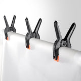 Spring Clamps 12 Packs, Spring Clips 3.5 inch Spring Clamp for Crafts and Professional Backdrop Clips, Plastic Clamps Clips for Backdrop Stand, Heavy Rondauno