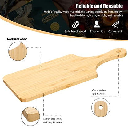 12 Pcs Bulk Cutting Board Wood Chopping Board Laser Engraving Serving Board Charcuterie Boards for Customized Mother's Day Wedding Housewarming Gift